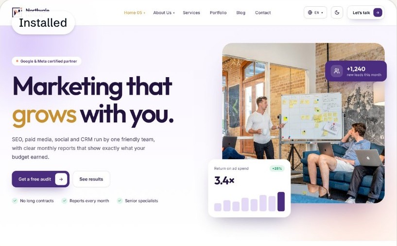 Soft Modern theme